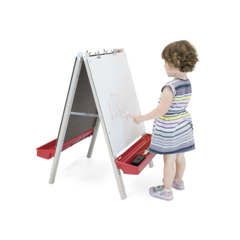 WB1863 Toddler Adjustable Easel with Write and Wipe Boards 
