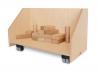 WB4374 - Mobile Building Block Storage Cart, blocks not included.