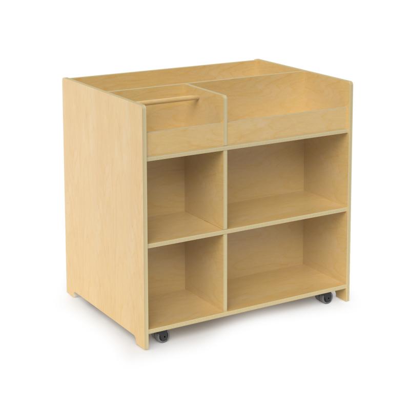 Deluxe Mobile Art Supply Cart Whitney Brothers