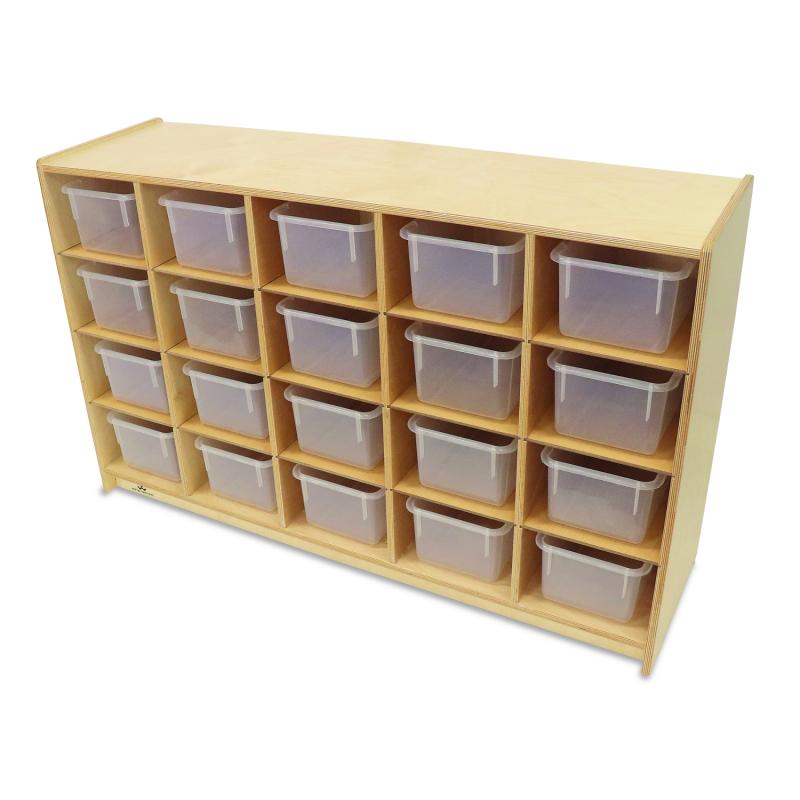 Cubby Storage With 20 Trays Whitney Brothers