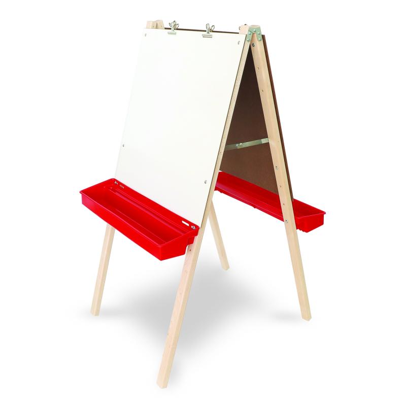Adjustable Double Easel With Dry Erase Boards Whitney Brothers