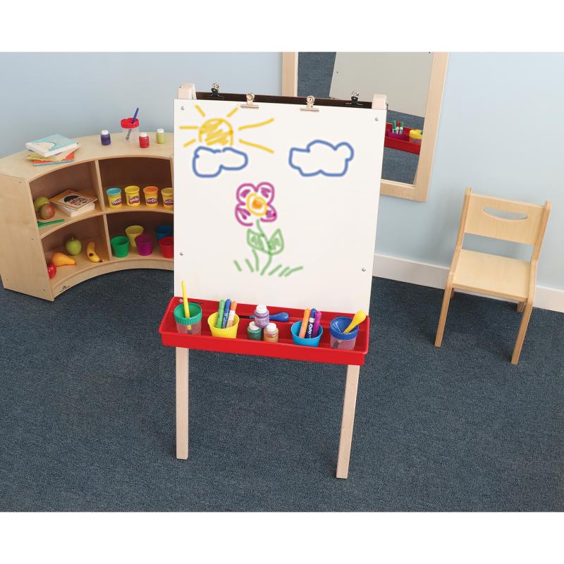 Adjustable Double Easel With Dry Erase Boards