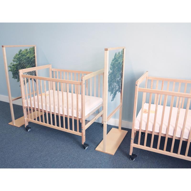 solid maple crib