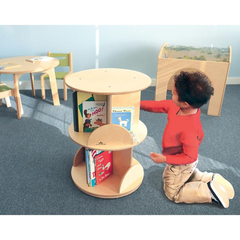 WB0502R - Two Level Book Carousel