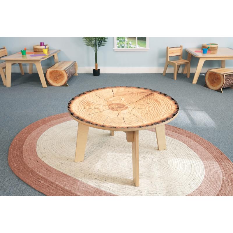 Table with a cheap hole in the middle