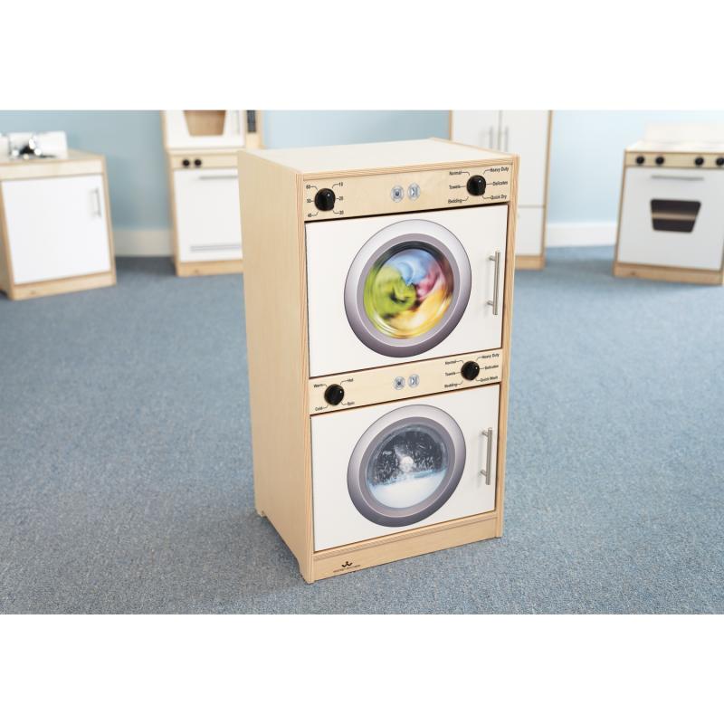 WB7450 Contemporary Washer / Dryer - White_hero