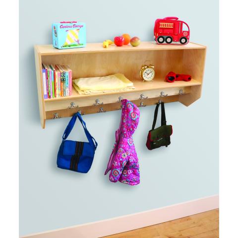 WB1056 - Double Row Wall Mount Coat Rack