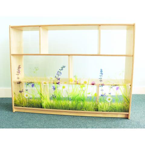 WB0249 - Nature View Acrylic Back Cabinet 36-in Height