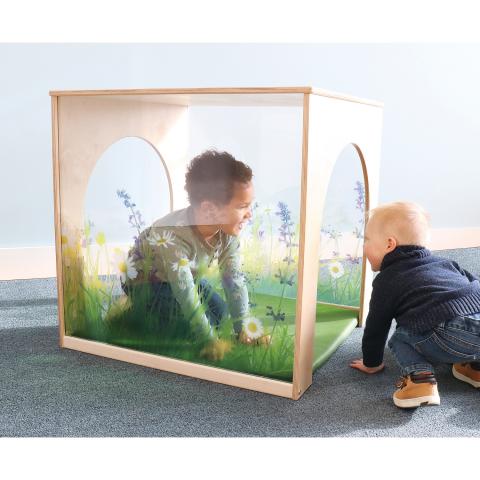 WB2452 Nature View Play House Cube With Floor Mat Set