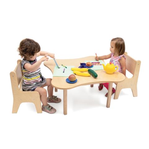 WB0181 Toddler Table and Two Toddler Chairs Set
