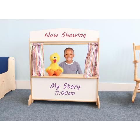 WB0965 - Deluxe Puppet Theater With Markerboard