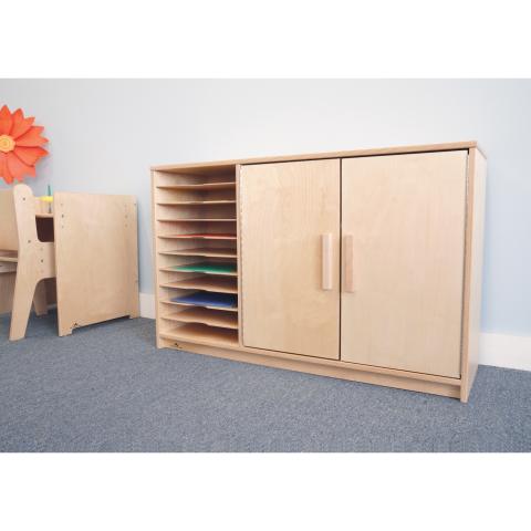 Wood Designs Mobile Art Drying & Storage Rack - School and Office Direct