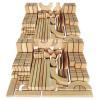 WB0371 - Half Unit Block Set 340 Pcs - 4 Ctns