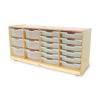 WB7004 - Clear Tray Quad Storage Cabinet