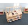 WB0384 Sensory Play Kitchen - overhead view