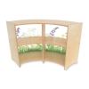 Nature View Curve-Out Cabinet 24"H