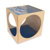 WB2122 Acrylic Top Play House Cube With Floor Mat Set