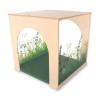 WB2452 Nature View Play House Cube With Floor Mat Set - silohette