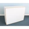 WB0664 Whitney White Cubby Organizer Cabinet - Back View