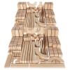WB0371 - Half Unit Block Set 340 Pcs - 4 Ctns
