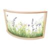 WB0517 Nature View Curved Divider Panel - silhouette view.
