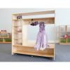 WB1734 - Mobile Dress Up Center w/Trays and Mirror