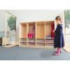 WB3404 - Toddler Eight Section Coat Locker With Trays