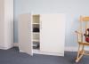 WB0658 - Whitney White Lockable Wall Cabinet