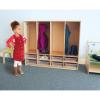WB3904 - Preschool 8 Section Coat Locker W/Trays