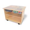 WB1775 - Mobile Sensory Table With Trays & Lids