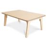 WR304718M - 30" X 47" Maple Rectangle Table 18" High