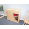 WB0688 - EZ Clean Birch Changing Cabinet w/Trays