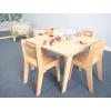 WS3522M - 35" Square Maple Table 22" High
