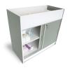 Silhouette of WB0721G Harmony EZ Clean Infant Changing Cabinet