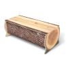 Nature View Live Edge Log Bench 12H_silo