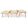 Nature View Live Edge Rectangle Table 20H_three heights