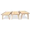 Nature View Live Edge Rectangle Table 22H_three heights
