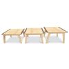 Nature View Live Edge Square Table 22H_three heights