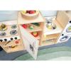 WB7070 Let's Play Toddler Kitchen Ensemble - White_overhead view