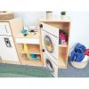 WB7070 Let's Play Toddler Kitchen Ensemble - White_overhead right view