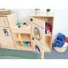 WB2070 Let's Play Toddler Kitchen Ensemble - Natural_open door view.