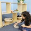 WB1789 - 30H Preschool Storage Cabinet Acrylic Back