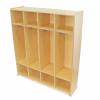 WB0128 - Four Section Coat Locker