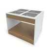 WB2723 outdoorED™ Sensory Table_silhouette angle view_no props or models