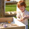 WB2728 outdoorED™ Big and Wide Table_outdoors closeup with model