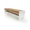 WB2910 outdoorED™ Table and Two Benches Set_bench only_angle view