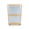 WB0878 Mobile Art Drying Rack - silo no props