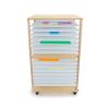 WB0878 Mobile Art Drying Rack - silo with props