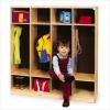 WB0128 - Four-Section Coat Locker