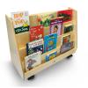 WB0136 - Deluxe 2 Sided Mobile Book Display Stand